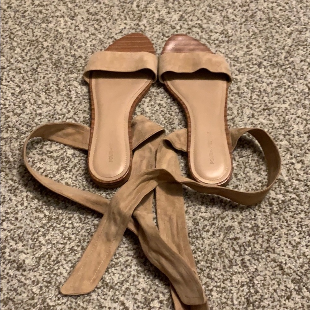 Pour La Victoire Tie Up Sandals